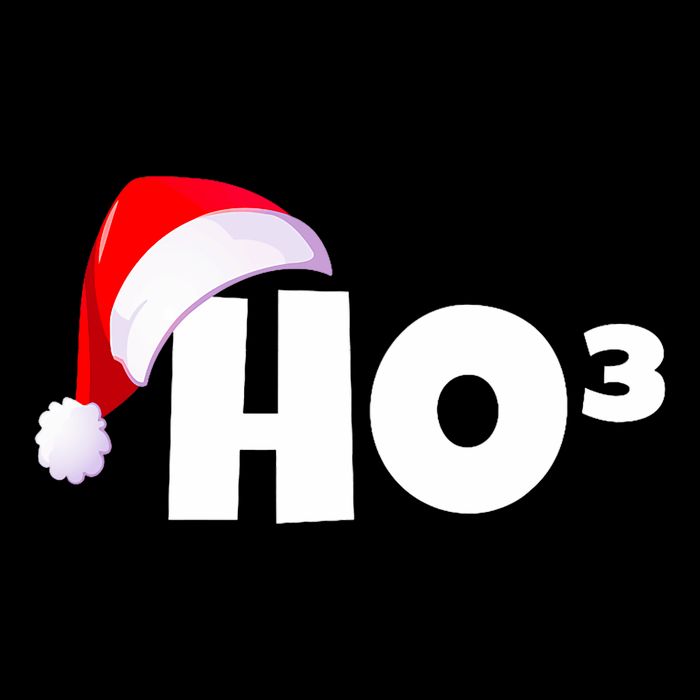 Christmas Santa Hohoho Math & Physics Joke Button