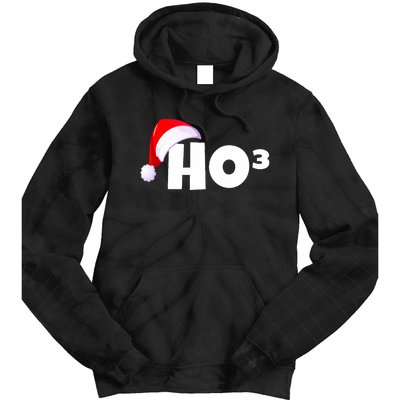 Christmas Santa Hohoho Math & Physics Joke Tie Dye Hoodie