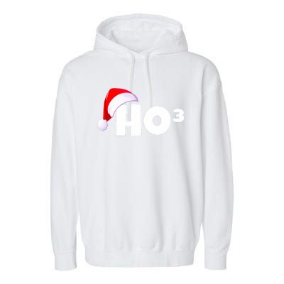 Christmas Santa Hohoho Math & Physics Joke Garment-Dyed Fleece Hoodie