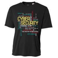 Cyber Security Hacker It Analyst Computer Programmer Cooling Performance Crew T-Shirt