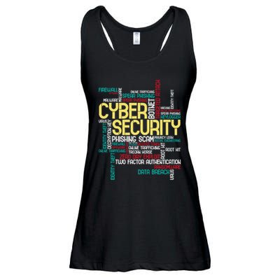 Cyber Security Hacker It Analyst Computer Programmer Ladies Essential Flowy Tank