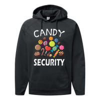 Candy Security Halloween Costume Party Performance Fleece Hoodie