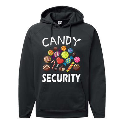 Candy Security Halloween Costume Party Performance Fleece Hoodie