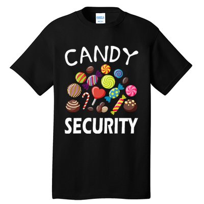 Candy Security Halloween Costume Party Tall T-Shirt