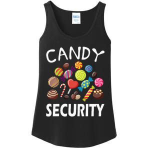 Candy Security Halloween Costume Party Ladies Essential Tank