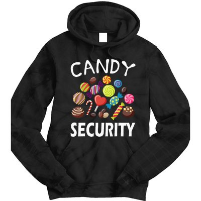 Candy Security Halloween Costume Party Tie Dye Hoodie