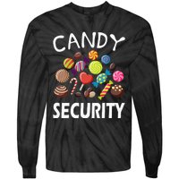 Candy Security Halloween Costume Party Tie-Dye Long Sleeve Shirt