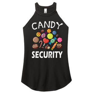 Candy Security Halloween Costume Party Women's Perfect Tri Rocker Tank