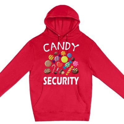 Candy Security Halloween Costume Party Premium Pullover Hoodie