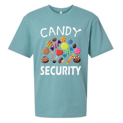 Candy Security Halloween Costume Party Sueded Cloud Jersey T-Shirt