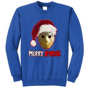 Christmas Santa Horror Hockey Mask XMask Funny Gift Sweatshirt