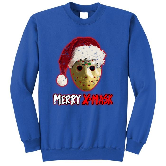 Christmas Santa Horror Hockey Mask XMask Funny Gift Sweatshirt