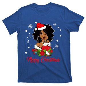 Christmas Santa Hagift Black African American Xmas Great Gift T-Shirt