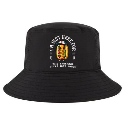 Chicago Style Hot Dog Lover Chicago Foodie Cool Comfort Performance Bucket Hat