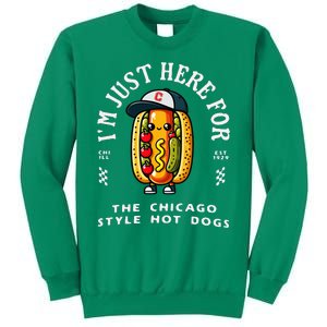 Chicago Style Hot Dog Lover Chicago Foodie Sweatshirt