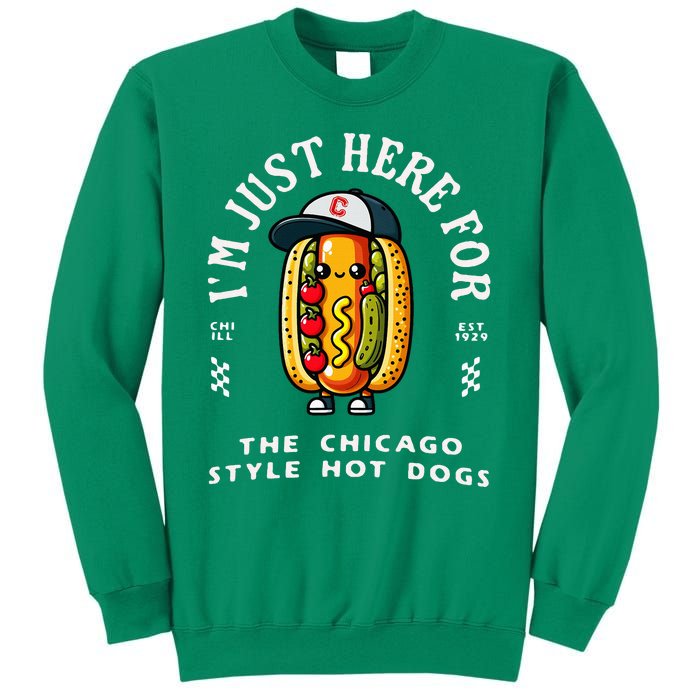 Chicago Style Hot Dog Lover Chicago Foodie Sweatshirt