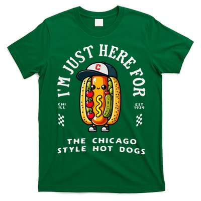 Chicago Style Hot Dog Lover Chicago Foodie T-Shirt
