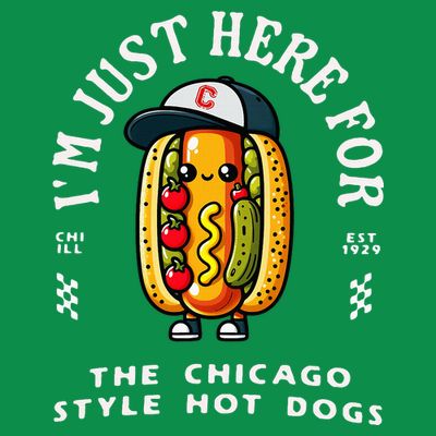 Chicago Style Hot Dog Lover Chicago Foodie T-Shirt