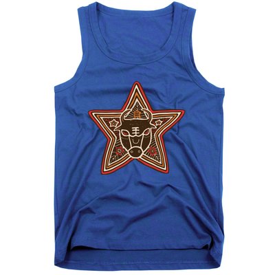 Cow Star Head Unique Design Gift Tank Top