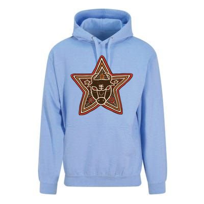 Cow Star Head Unique Design Gift Unisex Surf Hoodie