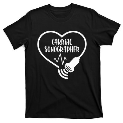 Cardiac Sonographer Heart Scanning RDCS Echocardiographer T-Shirt