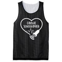 Cardiac Sonographer Heart Scanning RDCS Echocardiographer Mesh Reversible Basketball Jersey Tank