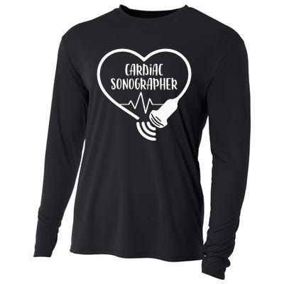 Cardiac Sonographer Heart Scanning RDCS Echocardiographer Cooling Performance Long Sleeve Crew