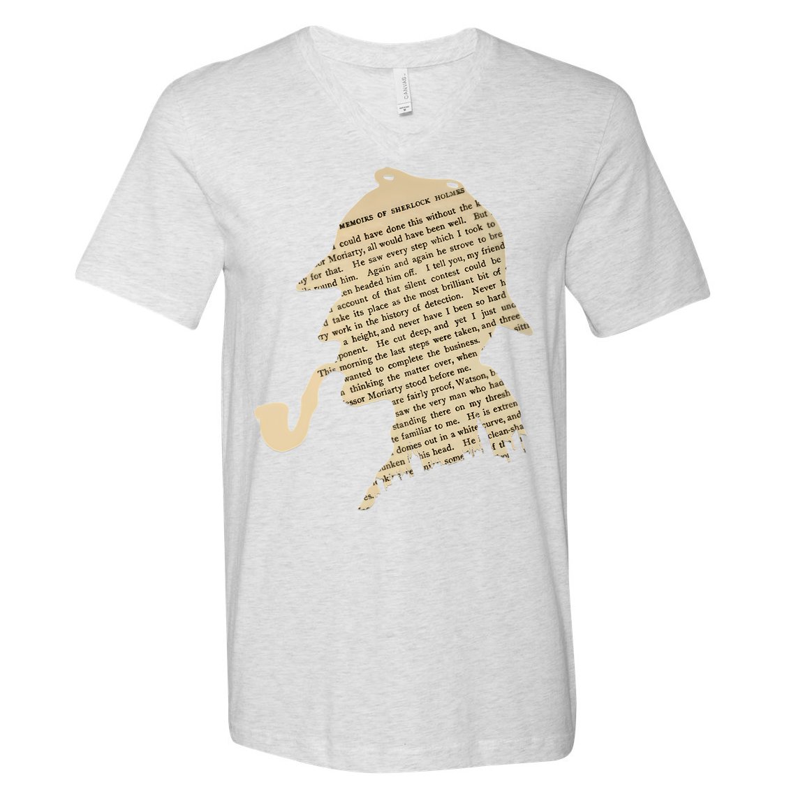 Classic Sherlock Holmes T-Shirt V-Neck T-Shirt
