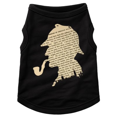 Classic Sherlock Holmes T-Shirt Doggie Tank