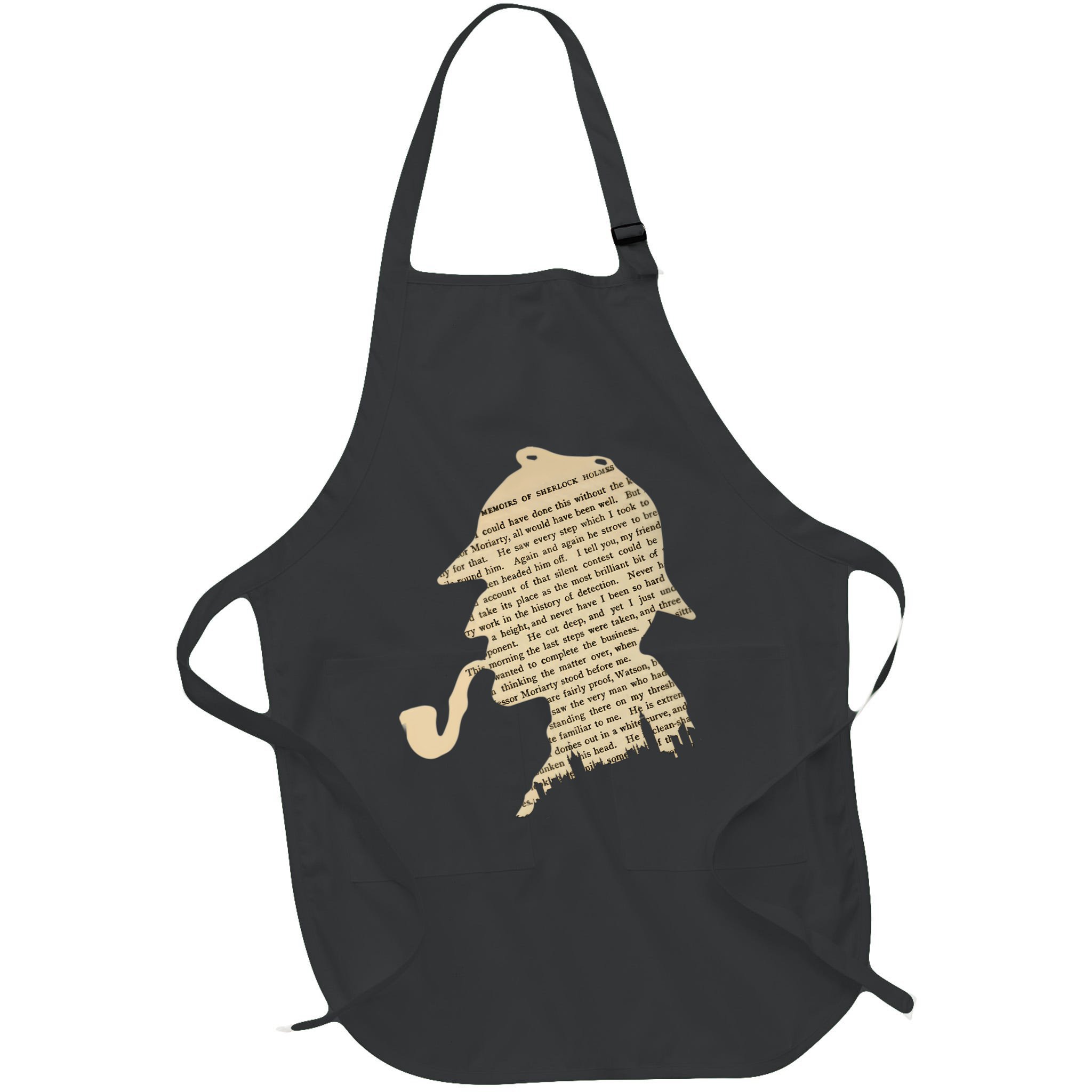 Classic Sherlock Holmes T-Shirt Apron