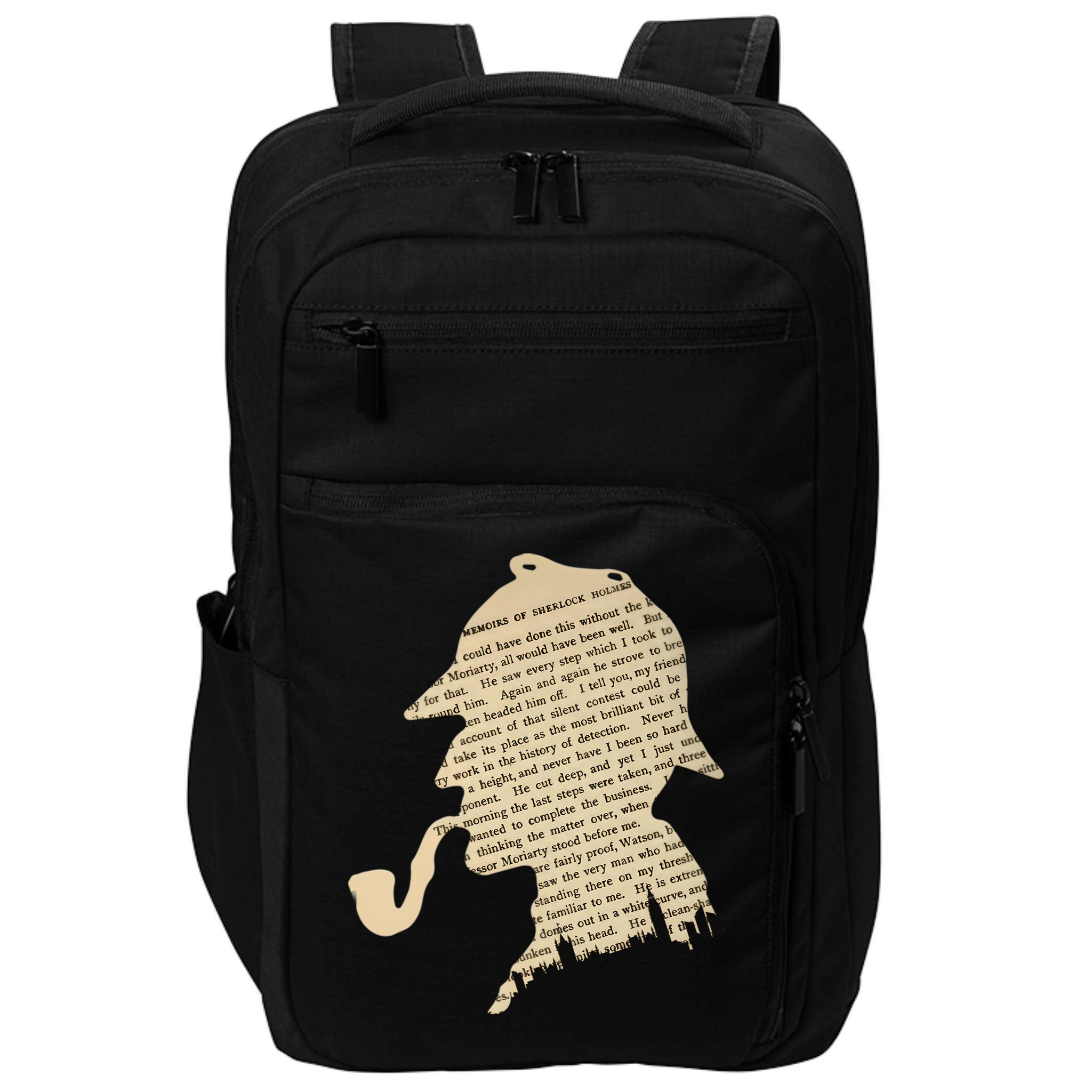 Classic Sherlock Holmes T-Shirt Impact Tech Backpack