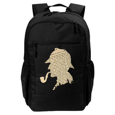 Classic Sherlock Holmes T-Shirt Backpack
