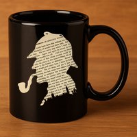 Classic Sherlock Holmes T-Shirt 11oz C Handle Ceramic Mug