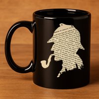 Classic Sherlock Holmes T-Shirt 11oz C Handle Ceramic Mug