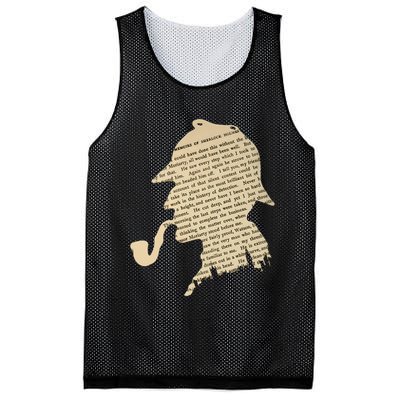 Classic Sherlock Holmes T-Shirt Mesh Reversible Basketball Jersey Tank