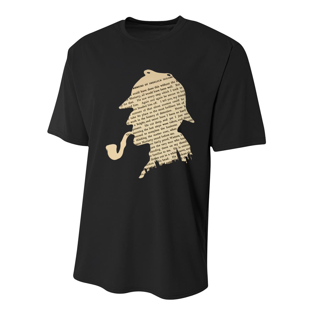 Classic Sherlock Holmes T-Shirt Youth Performance Sprint T-Shirt
