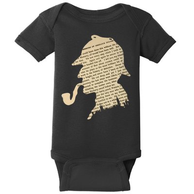 Classic Sherlock Holmes T-Shirt Baby Bodysuit