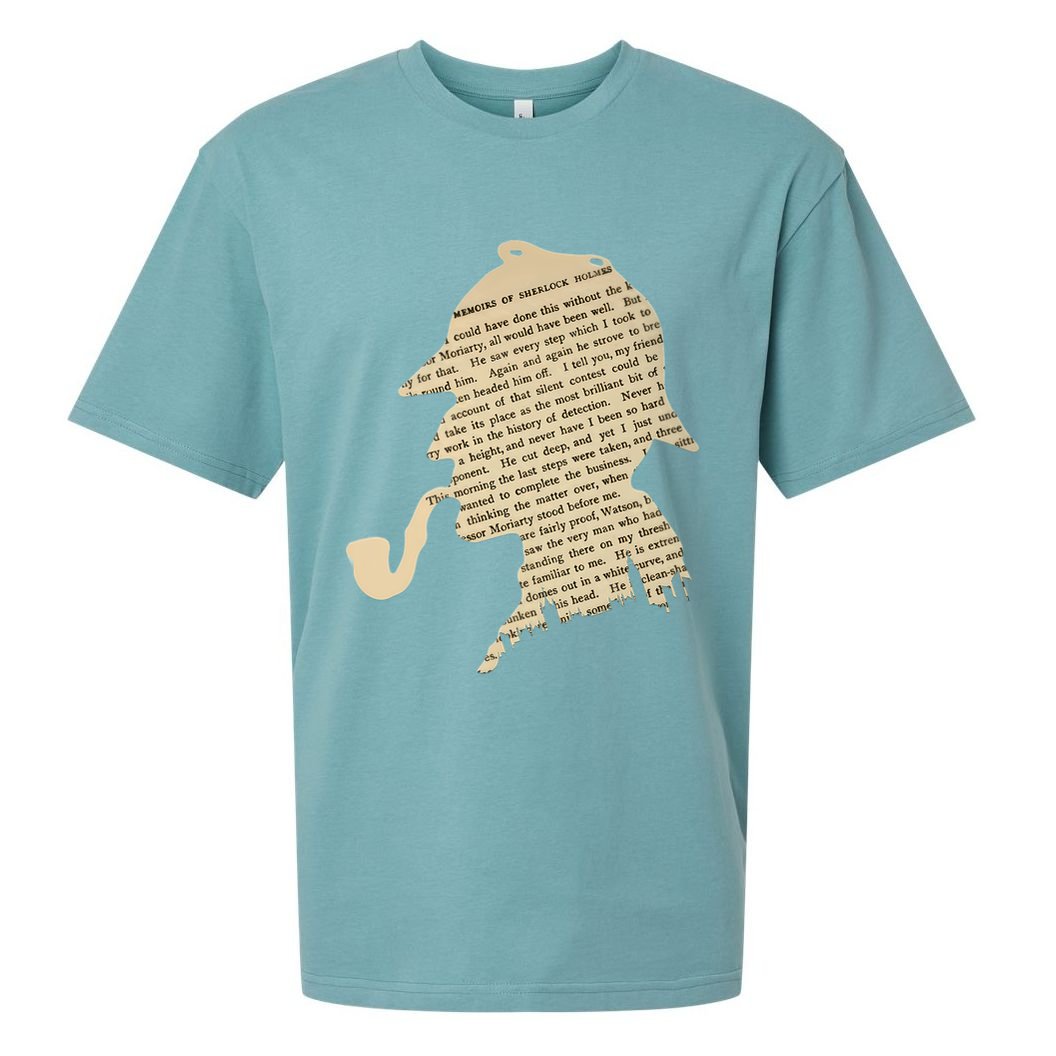 Classic Sherlock Holmes T-Shirt Sueded Cloud Jersey T-Shirt
