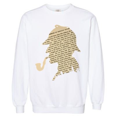 Classic Sherlock Holmes T-Shirt Garment-Dyed Sweatshirt