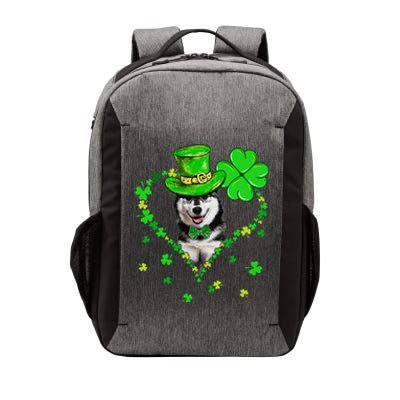 Cute Siberian Husky Saint Patrick's Day Dogs Dad Mom Vector Backpack