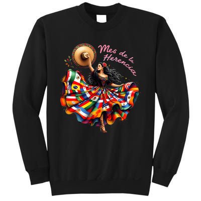 Celebrate Spanish Hispana Mes De La Herencia Hispana Sweatshirt