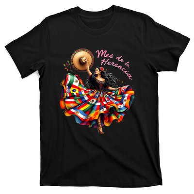 Celebrate Spanish Hispana Mes De La Herencia Hispana T-Shirt