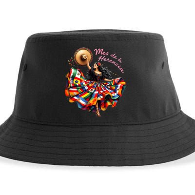 Celebrate Spanish Hispana Mes De La Herencia Hispana Sustainable Bucket Hat