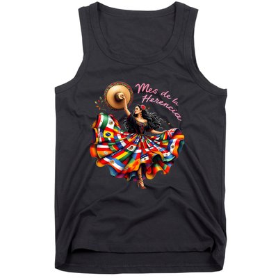 Celebrate Spanish Hispana Mes De La Herencia Hispana Tank Top