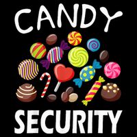 Candy Security Halloween Costume Party Cooling Performance Crew T-Shirt