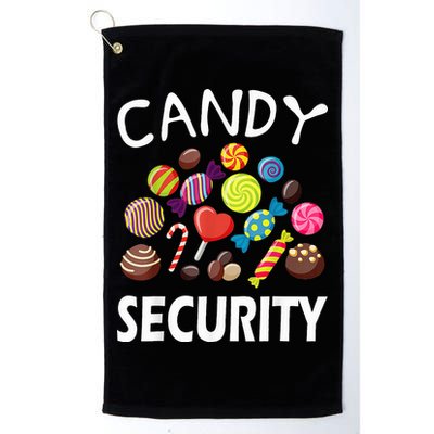 Candy Security Halloween Costume Party Golf Towel