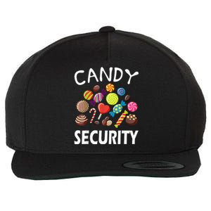 Candy Security Halloween Costume Party Wool Snapback Cap