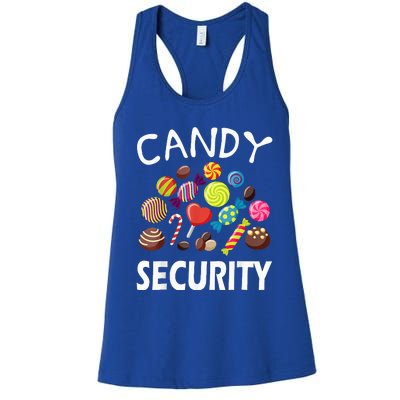 Candy Security Halloween Costume Party Women's Racerback Tank