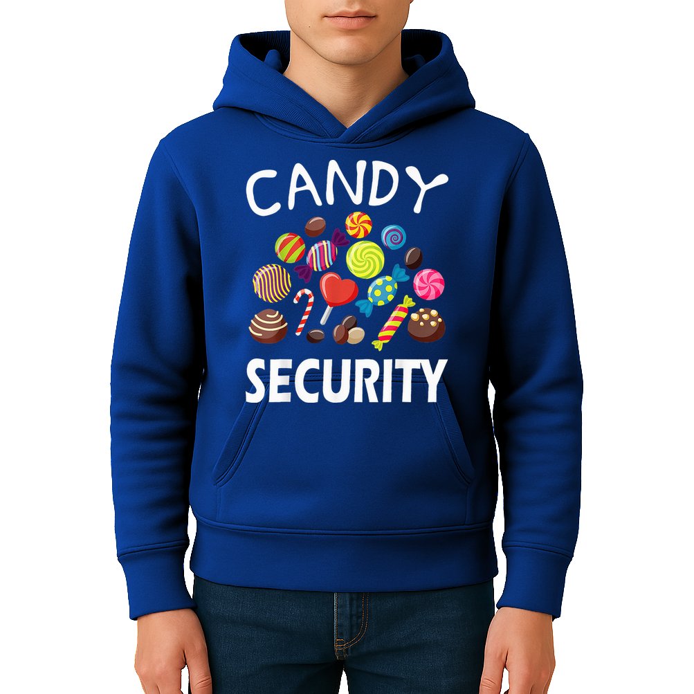 Candy Security Halloween Costume Party Kids Hoodie