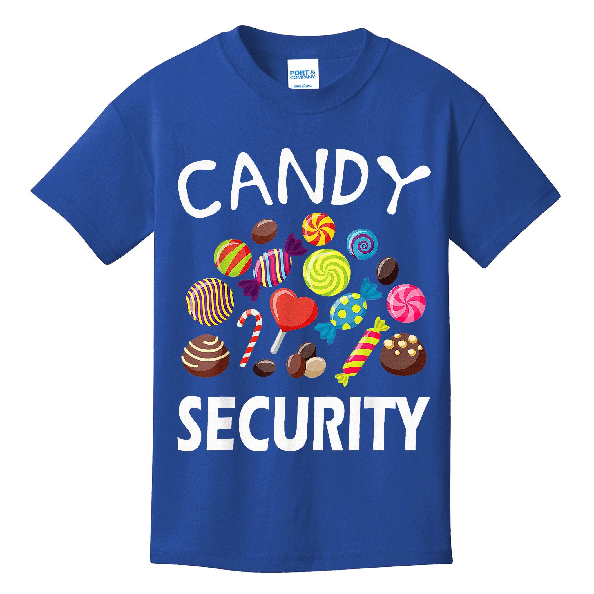 Candy Security Halloween Costume Party Kids T-Shirt